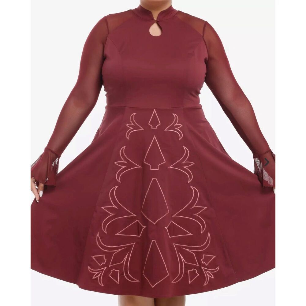 Her Universe Star Wars Ahsoka Mesh Retro Dress Plus Size 18 Nwt